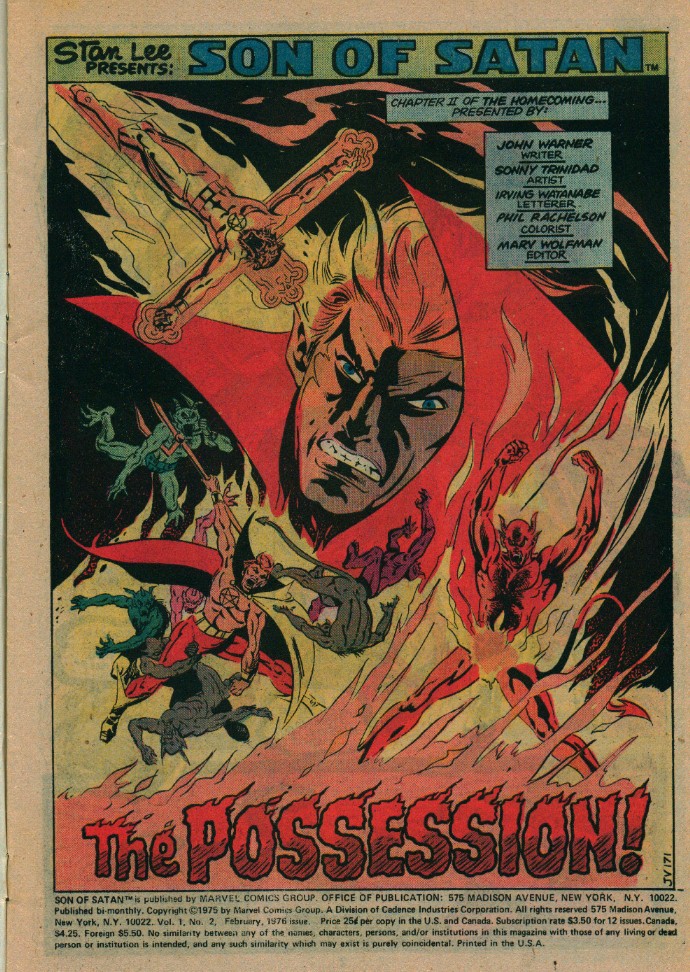 Read online Son of Satan comic -  Issue #2 - 2