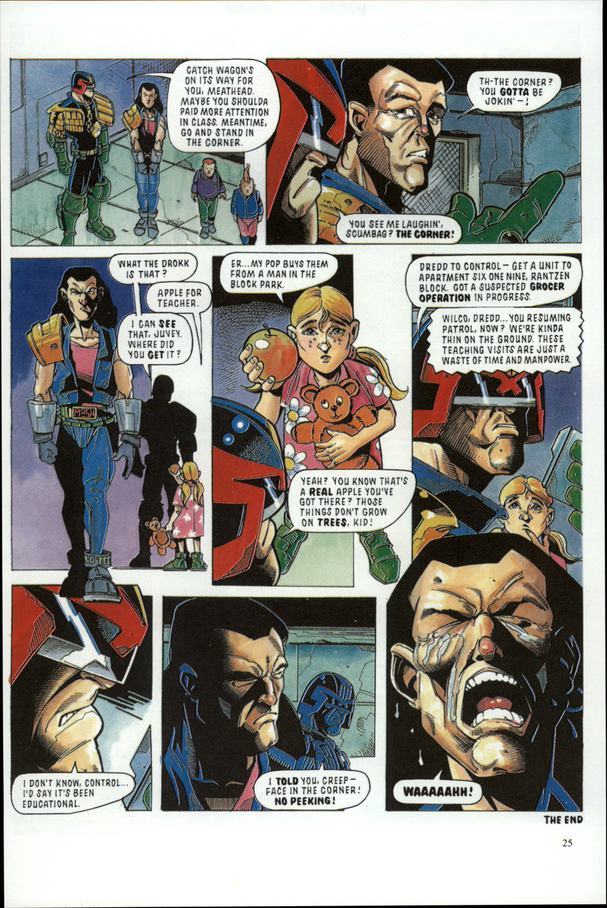 Read online Dredd Rules! comic -  Issue #13 - 27