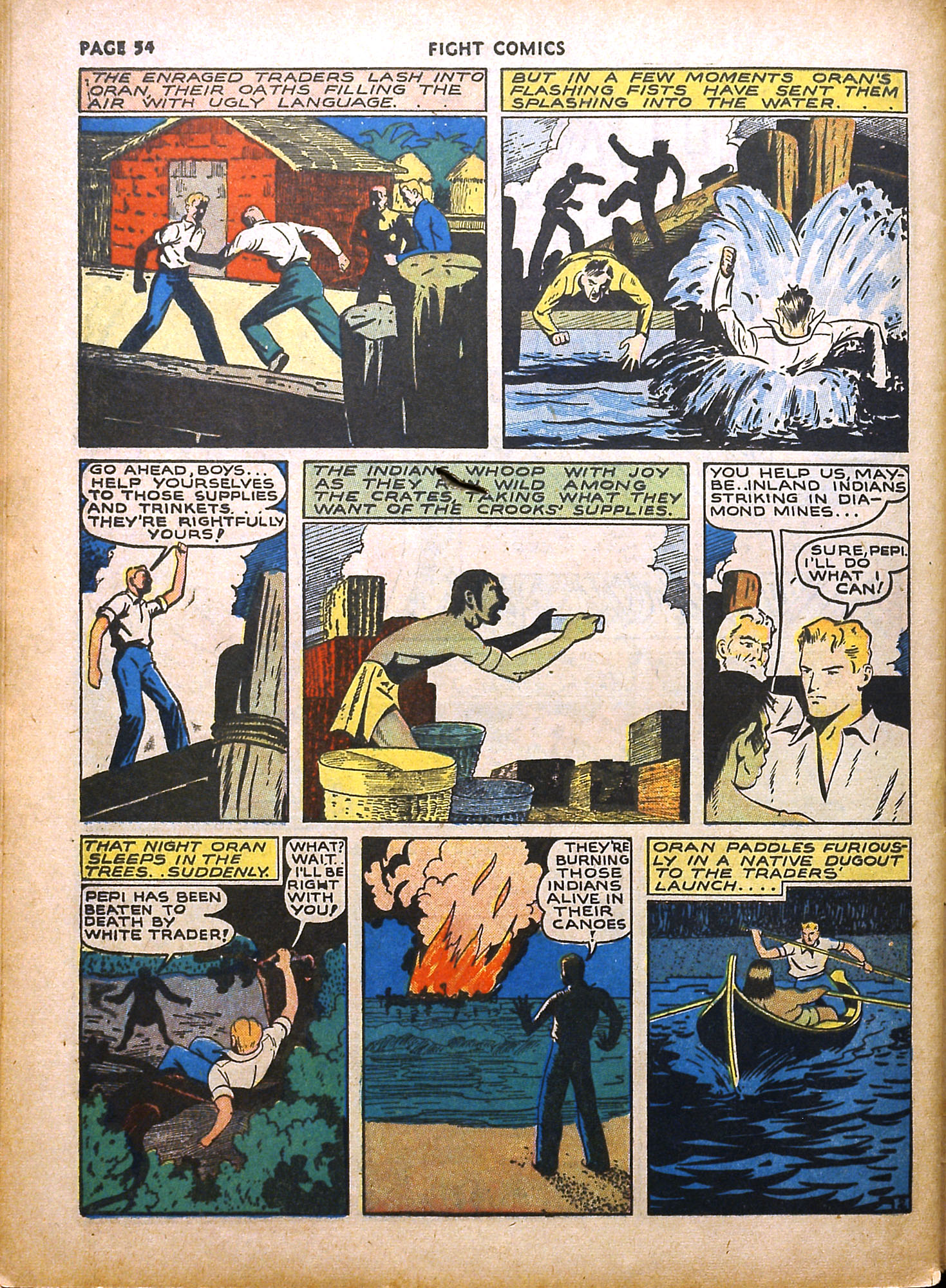 Read online Fight Comics comic -  Issue #14 - 56