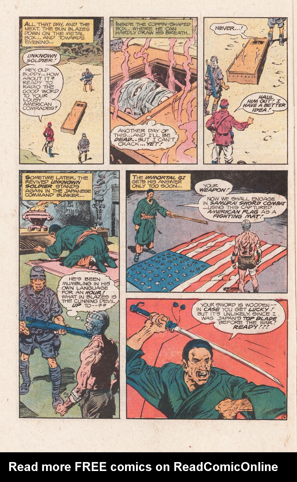 Read online Unknown Soldier (1977) comic -  Issue #209 - 10