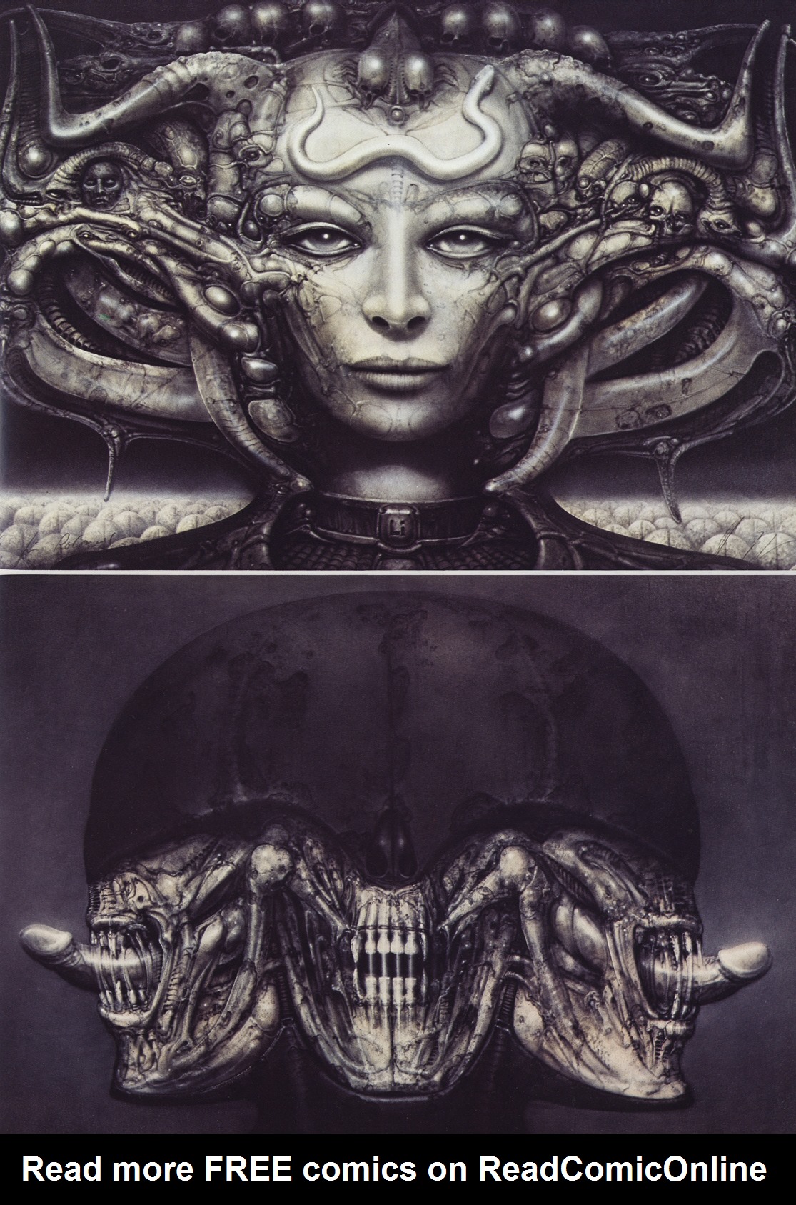 Read online H.R.Giger's Necronomicon comic -  Issue # TPB - 29