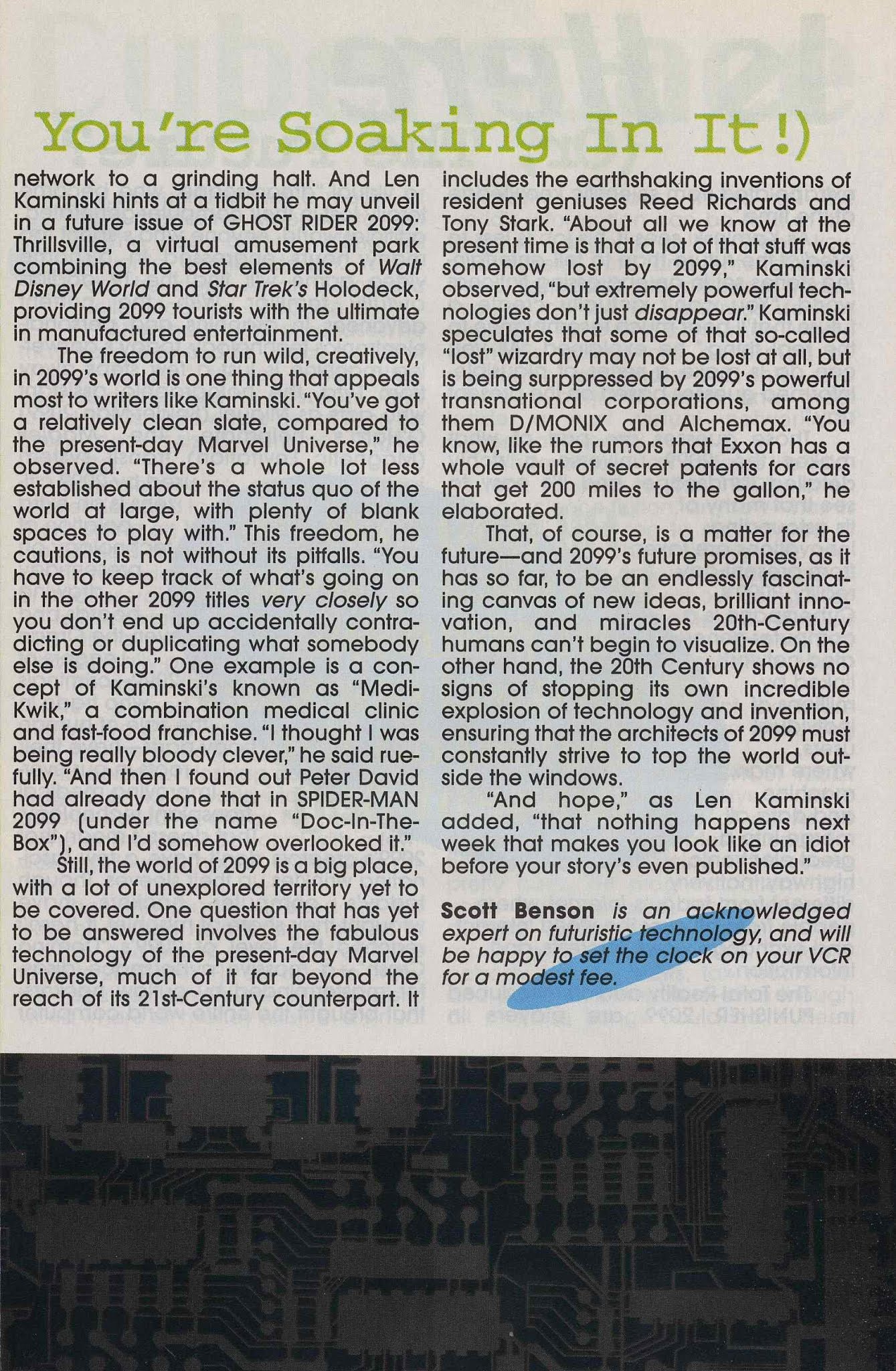 Read online 2099 Special: The World of Doom comic -  Issue # Full - 38