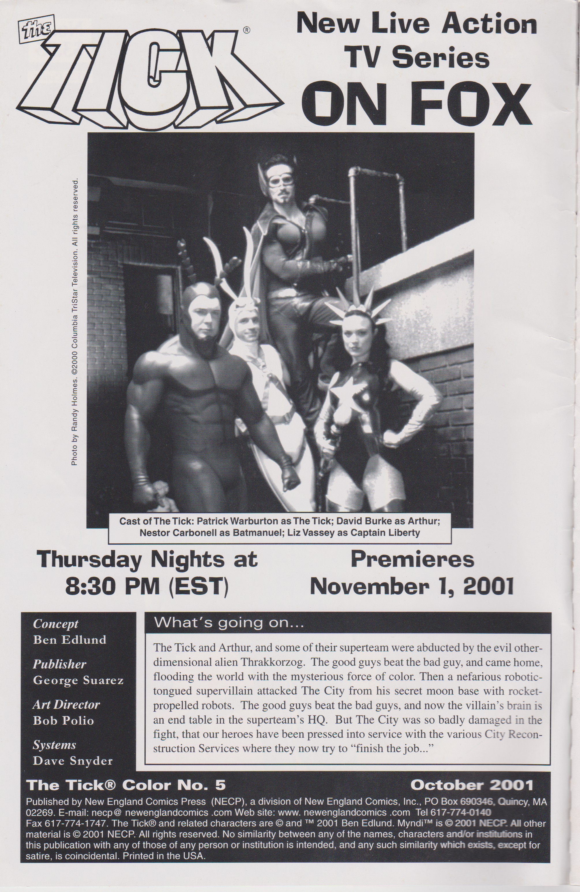 Read online The Tick Color comic -  Issue #5 - 2
