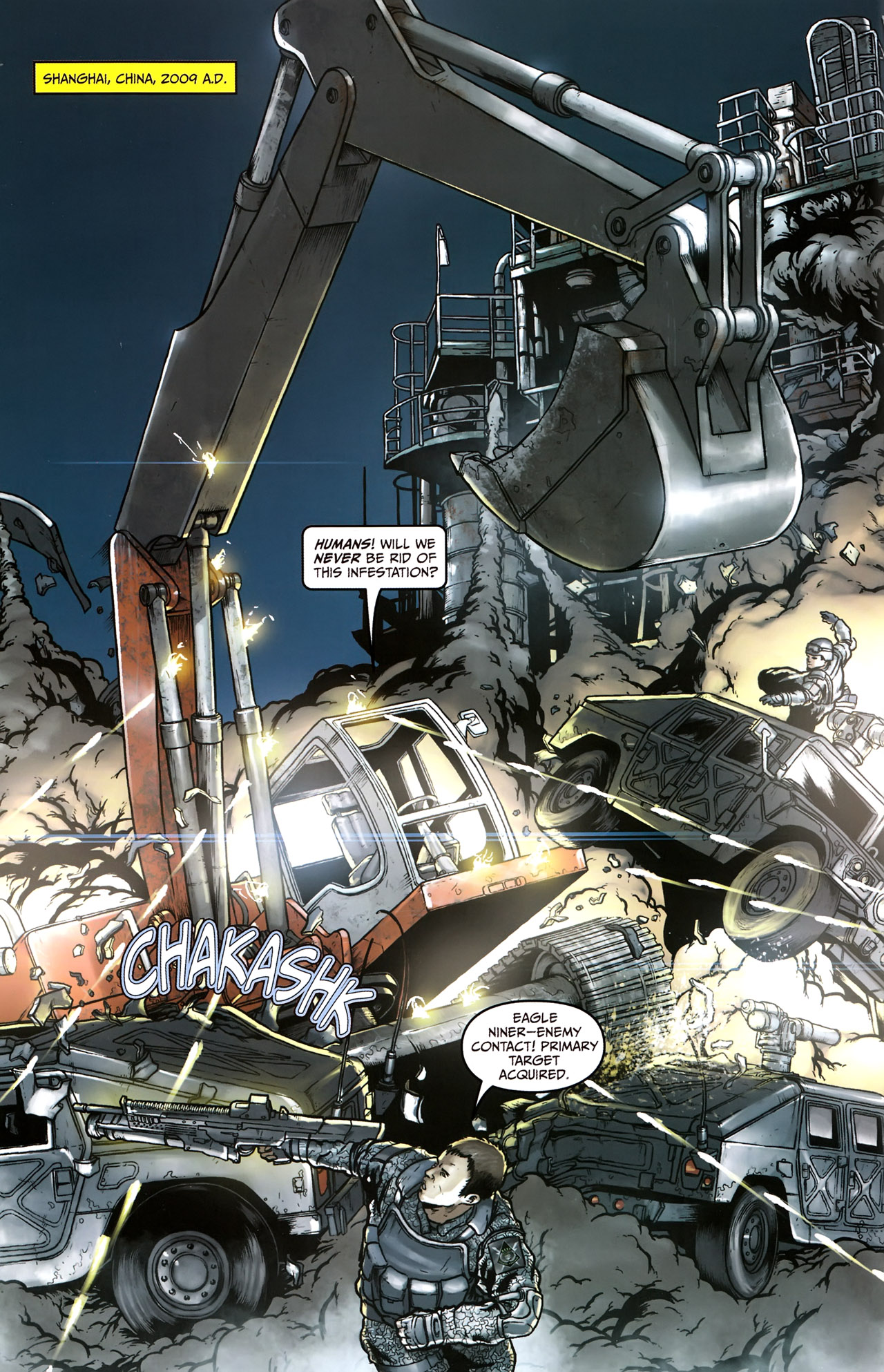 Read online Transformers: Revenge of the Fallen — Official Movie Adaptation comic -  Issue #1 - 5