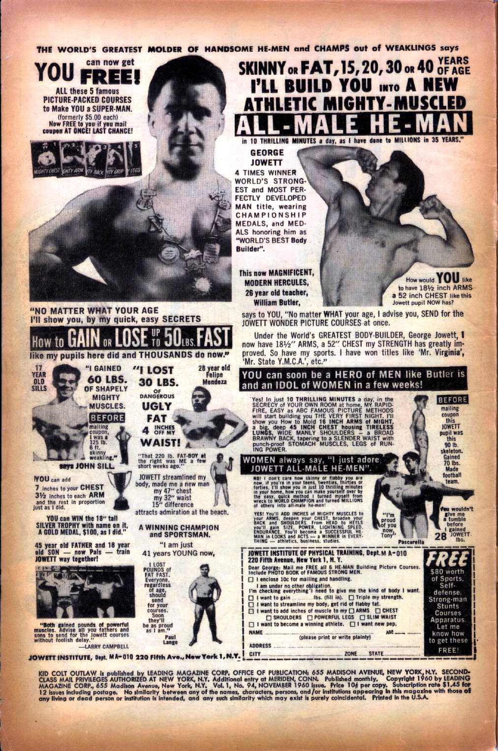 Read online Kid Colt Outlaw comic -  Issue #94 - 2