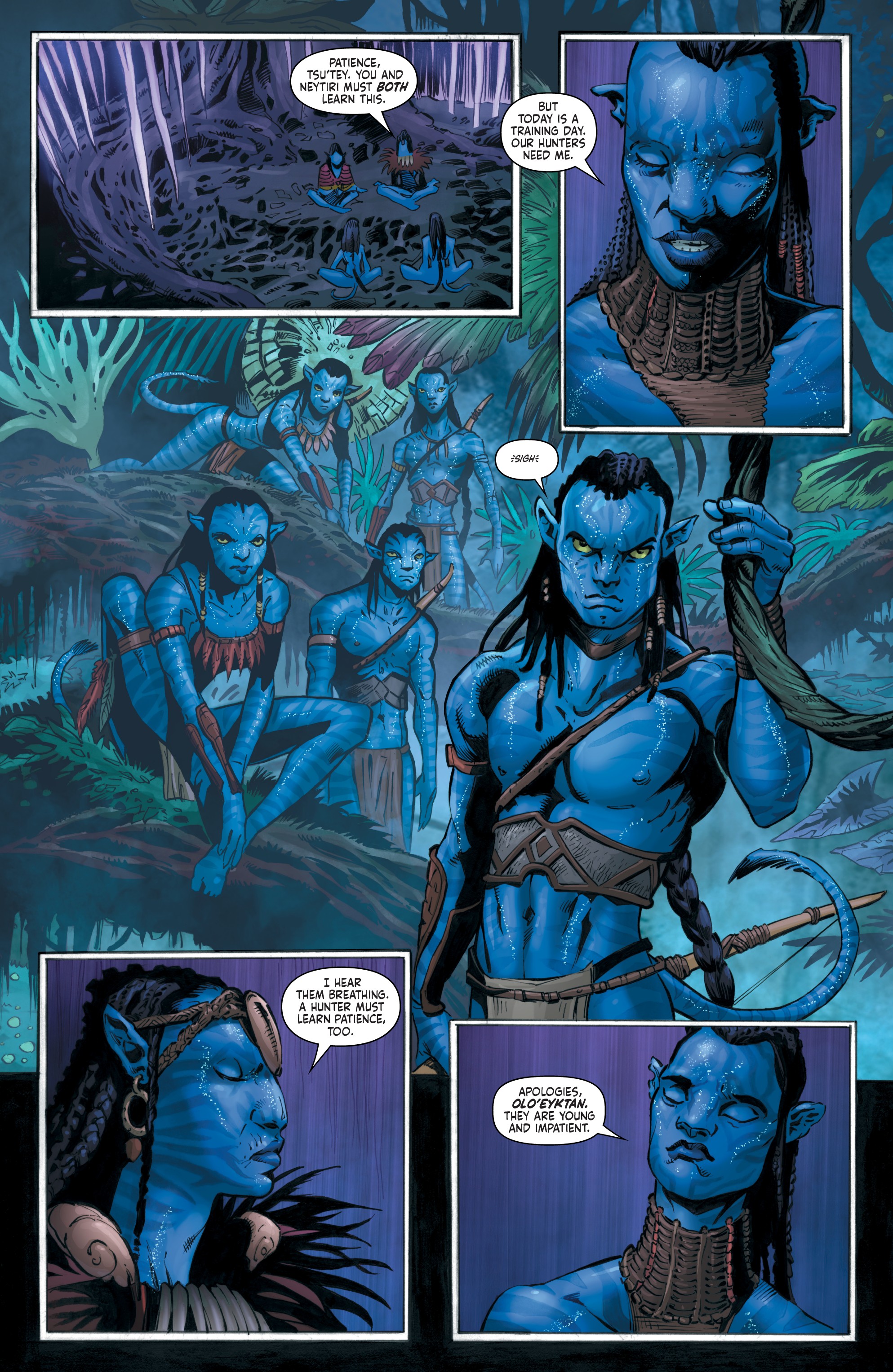Read online Avatar: Tsu'tey's Path comic -  Issue #1 - 4