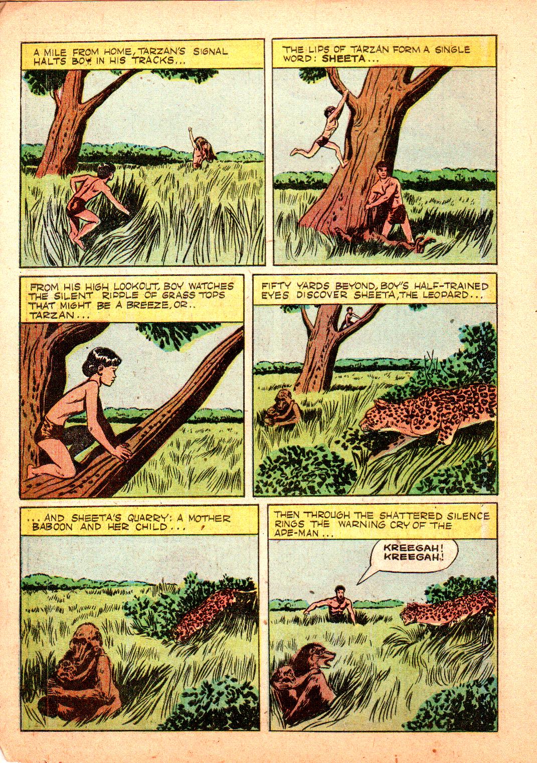 Read online Tarzan (1948) comic -  Issue #3 - 6