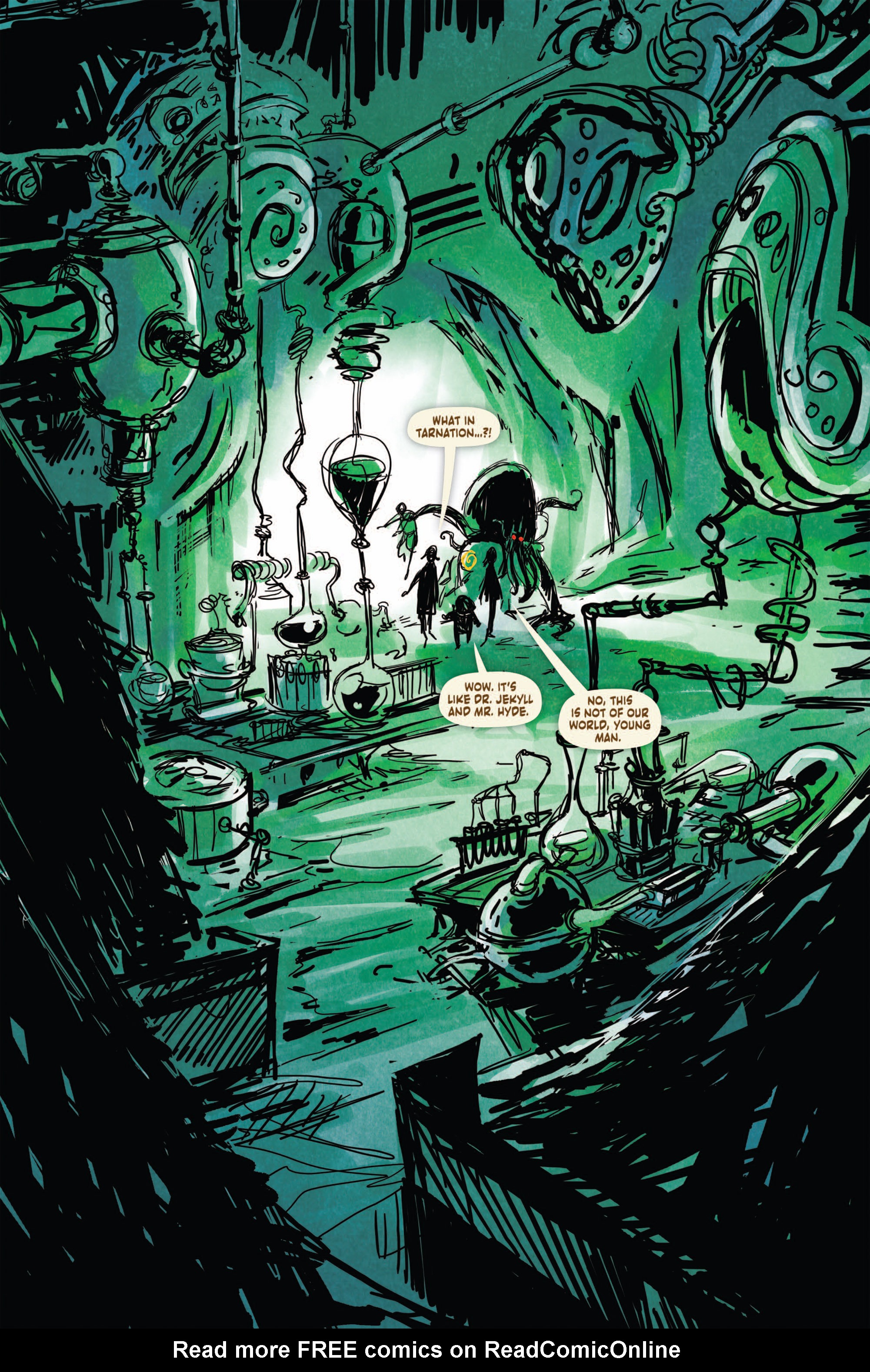 Read online Arcana Studio Presents: Howard Lovecraft & The Kingdom of Madness comic -  Issue #Arcana Studio Presents: Howard Lovecraft & The Kingdom of Madness Full - 60