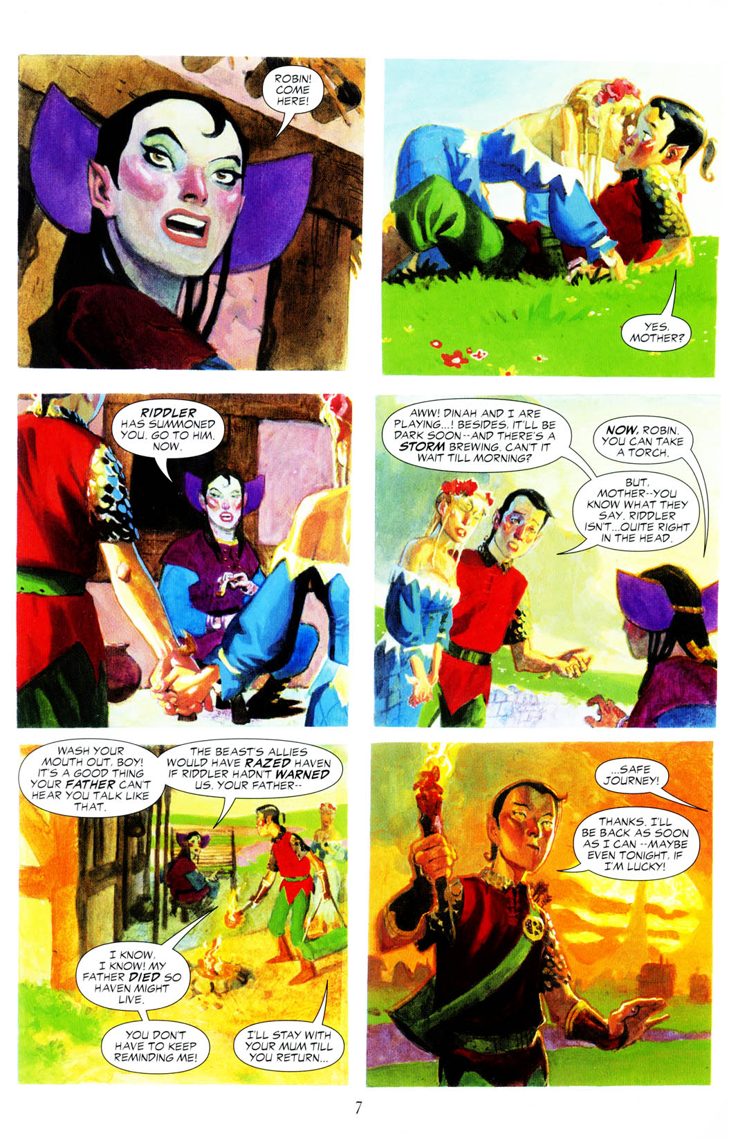 Read online JLA: Riddle of the Beast comic -  Issue # Full - 7