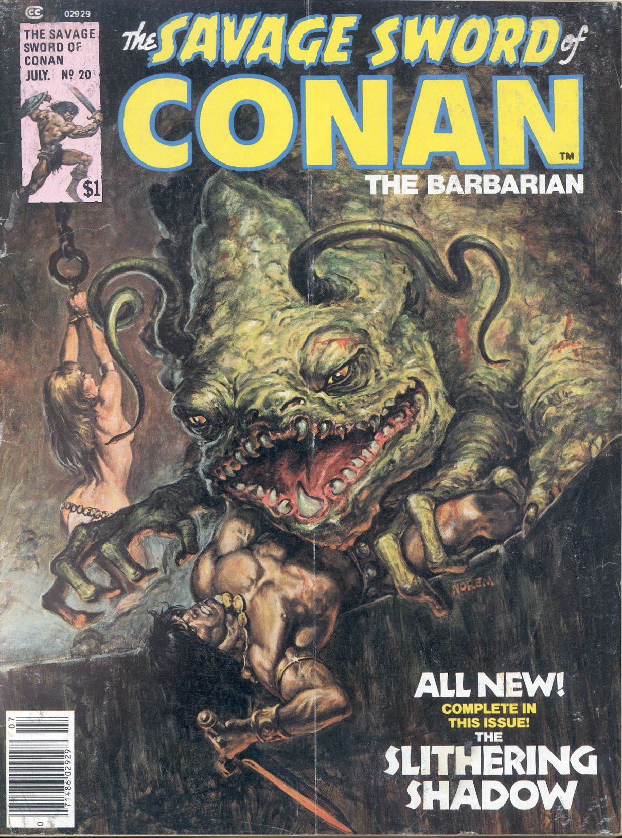 Read online The Savage Sword Of Conan comic -  Issue #20 - 1