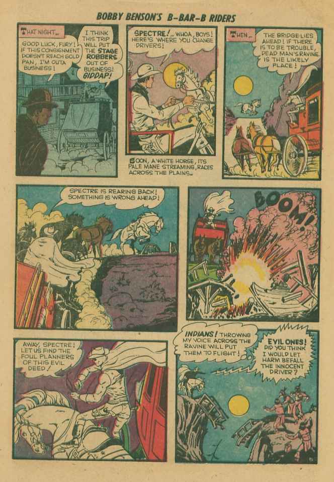 Read online Bobby Benson's B-Bar-B Riders comic -  Issue #13 - 16
