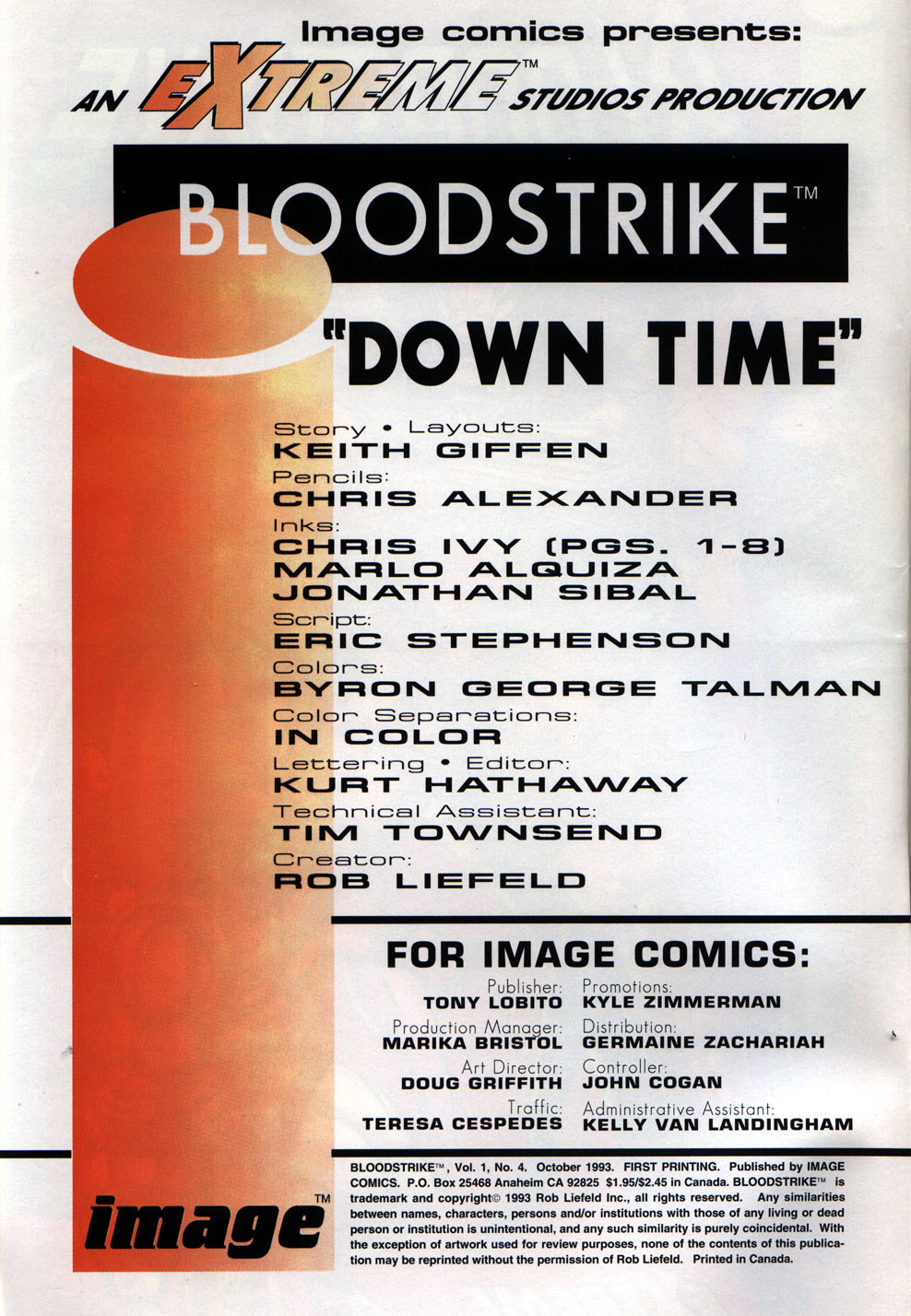 Read online Bloodstrike (1993) comic -  Issue #4 - 2