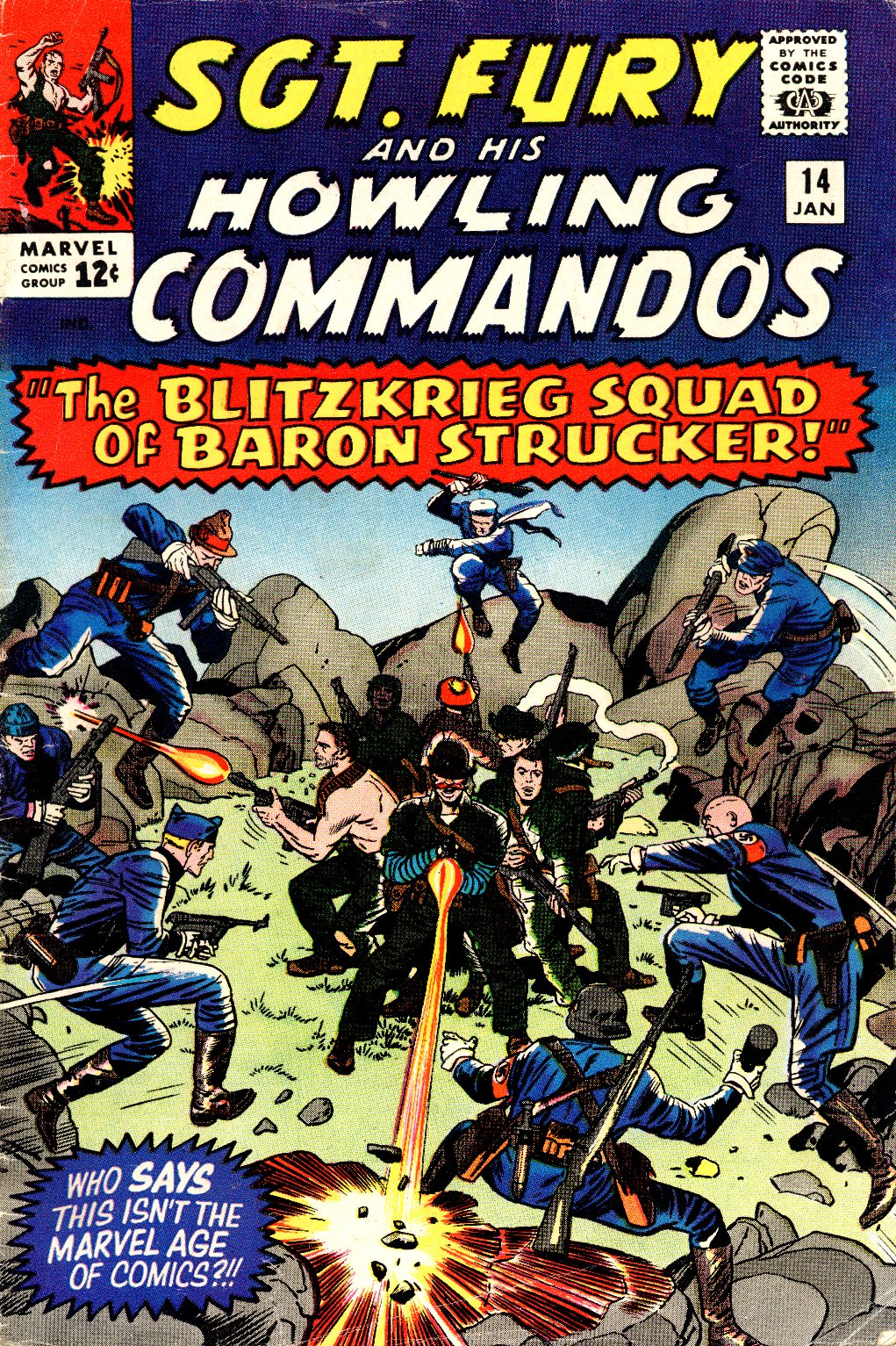 Read online Sgt. Fury comic -  Issue #14 - 1