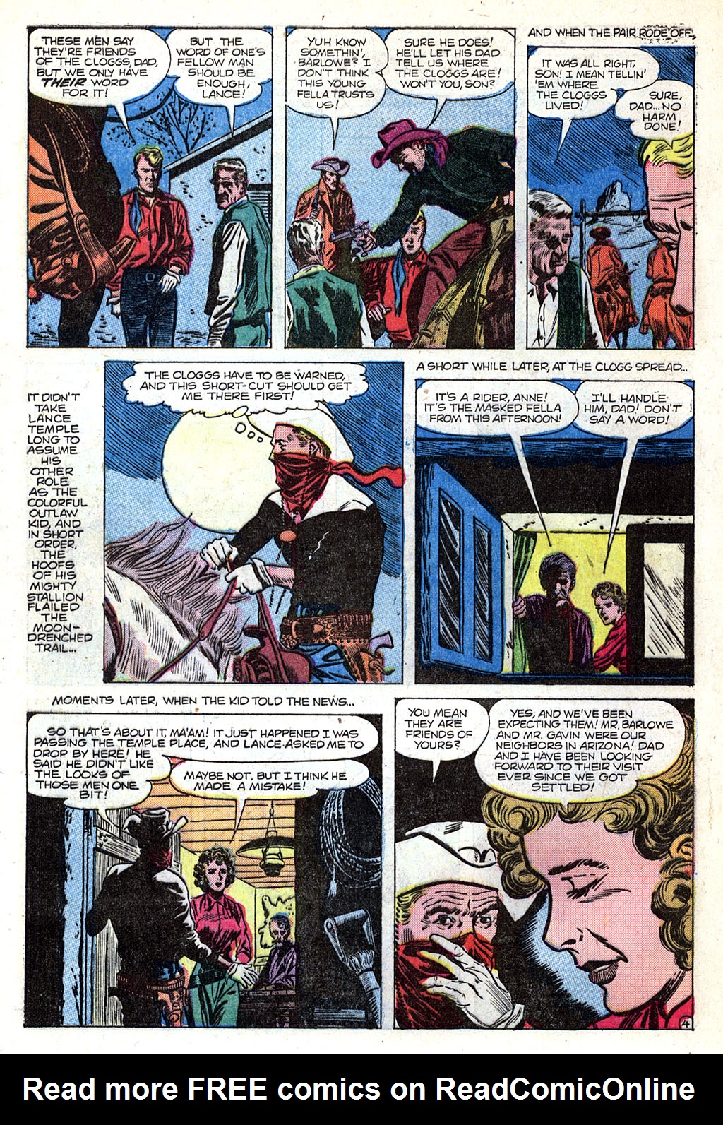 Read online The Outlaw Kid (1954) comic -  Issue #7 - 30