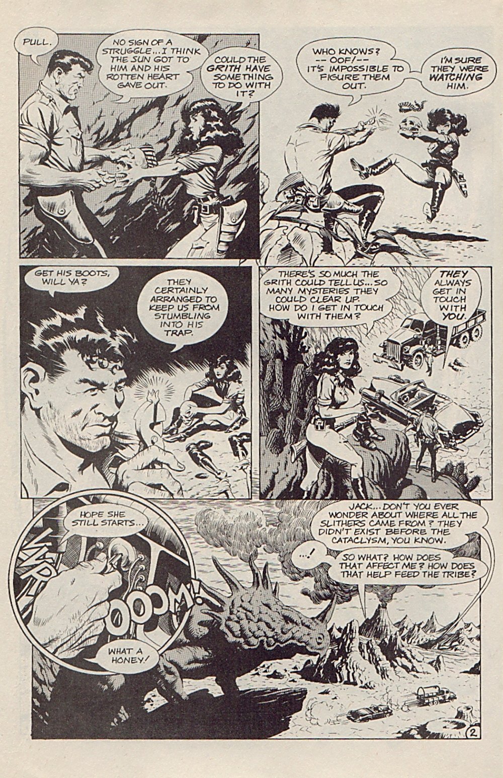 Read online Xenozoic Tales comic -  Issue #4 - 5