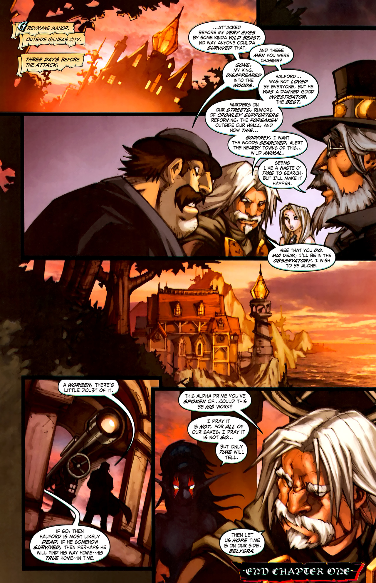 Read online World of Warcraft: Curse of the Worgen comic -  Issue #1 - 30