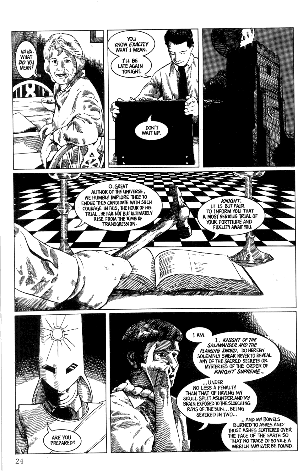 Read online Strangehaven comic -  Issue #3 - 24