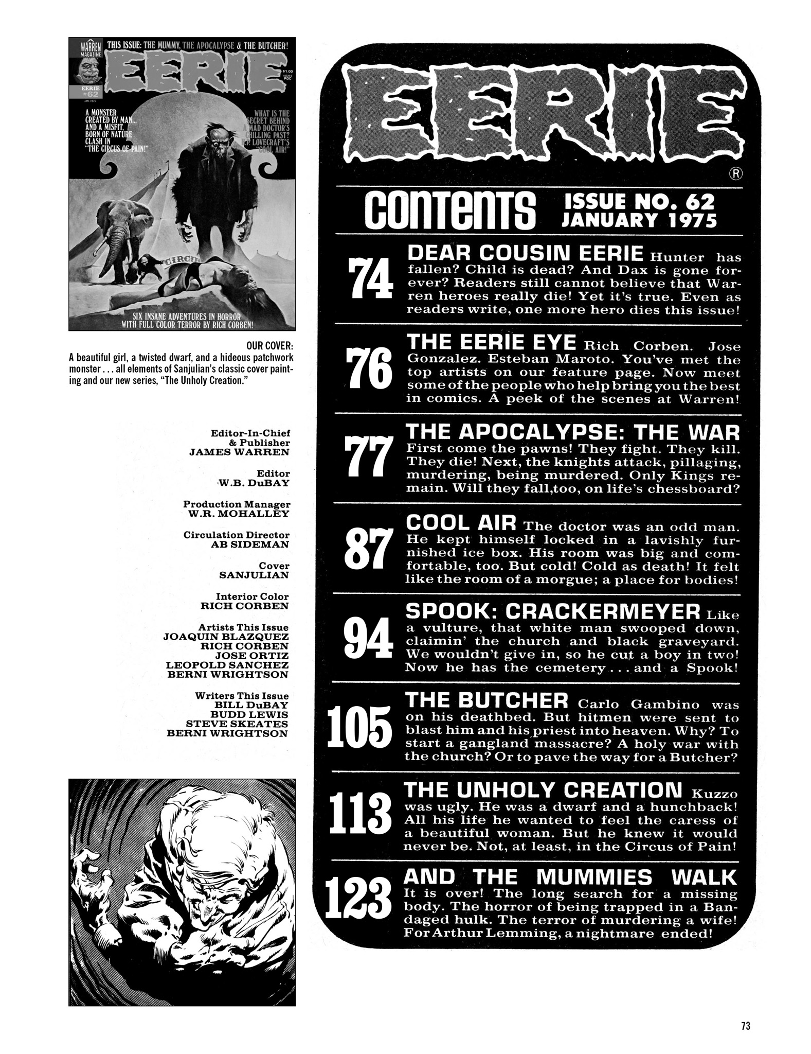 Read online Eerie Archives comic -  Issue # TPB 13 - 74