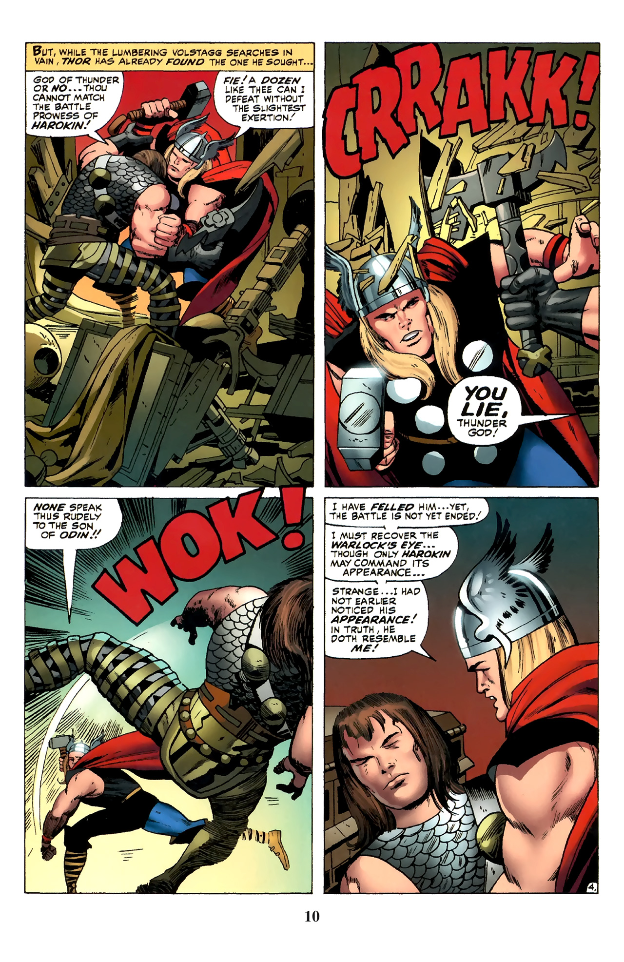 Read online Thor: Tales of Asgard by Stan Lee & Jack Kirby comic -  Issue #5 - 12