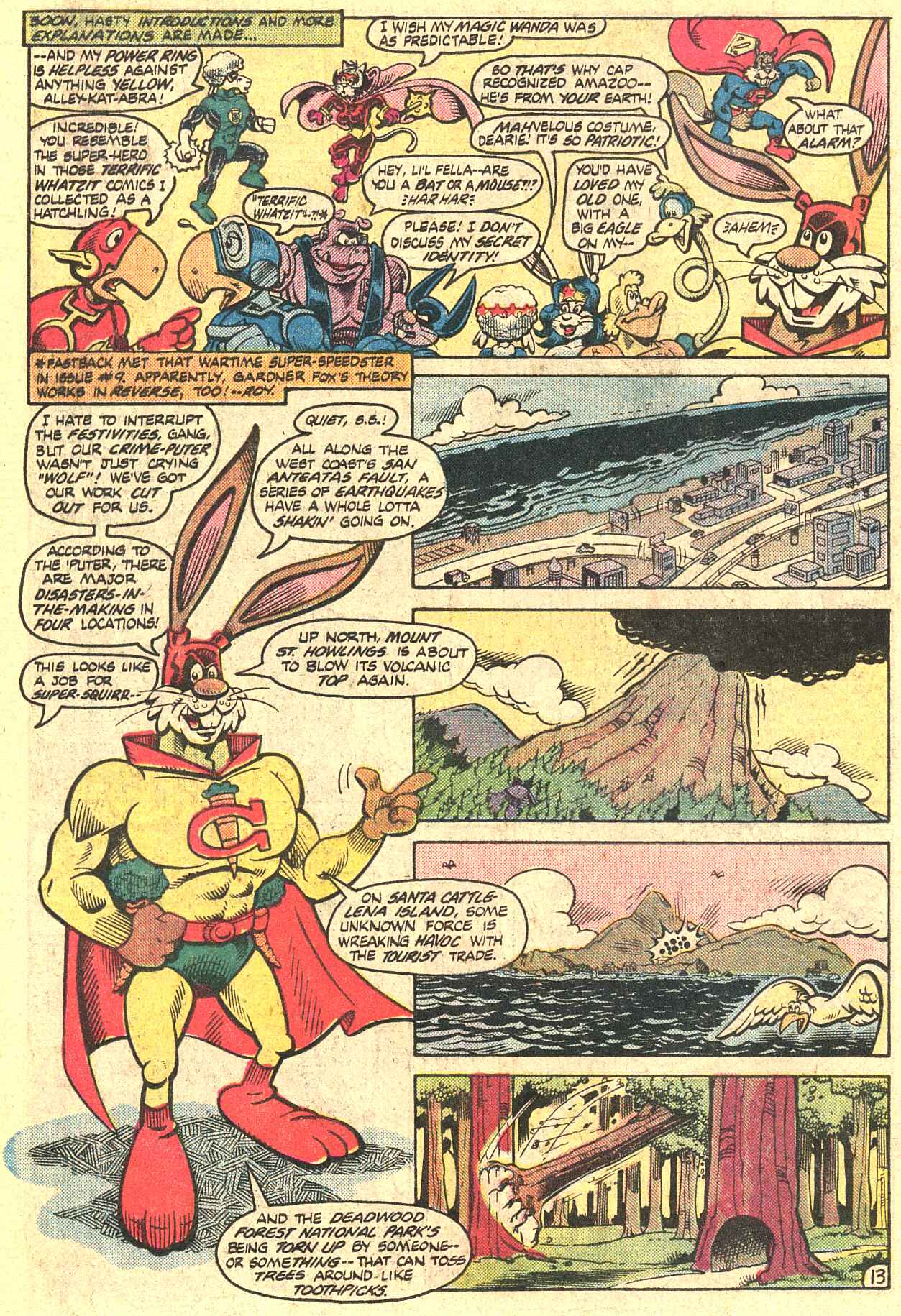 Read online Captain Carrot and His Amazing Zoo Crew! comic -  Issue #14 - 14