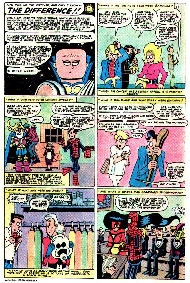 What If? (1977) issue 34 - The Watcher were a stand up comedian - Page 3