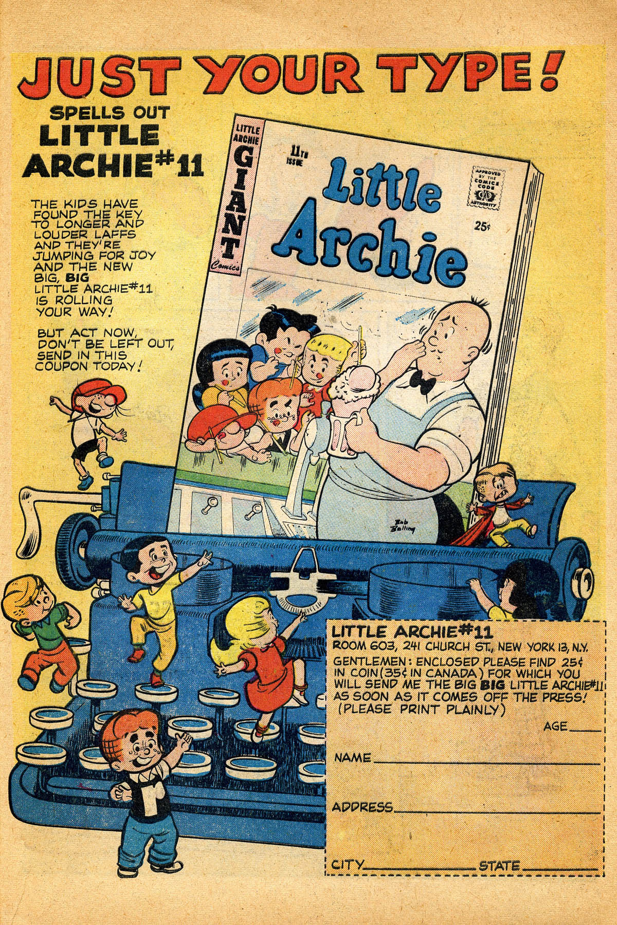 Read online Little Archie (1956) comic -  Issue #10 - 65