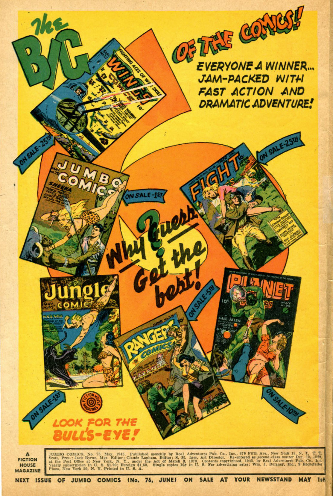 Read online Jumbo Comics comic -  Issue #75 - 2