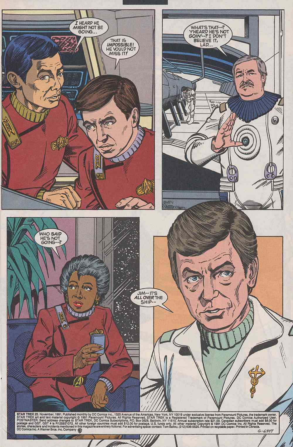 Read online Star Trek (1989) comic -  Issue #25 - 2