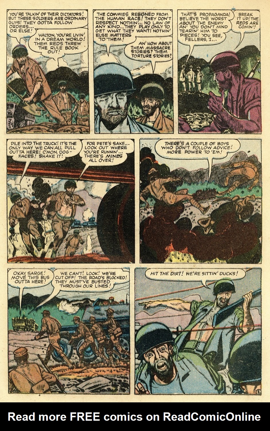 Read online War Comics comic -  Issue #8 - 13