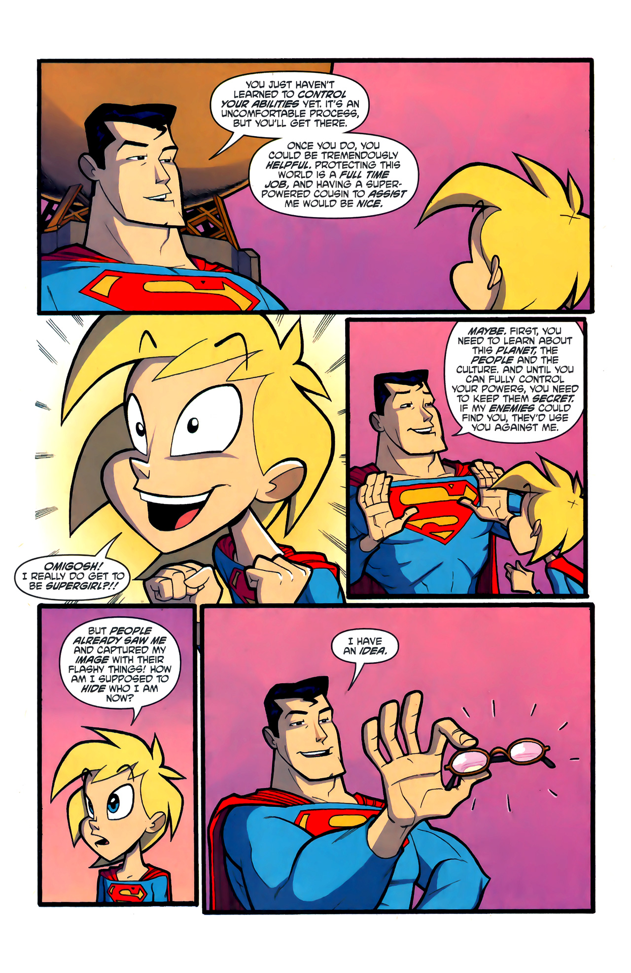 Read online Supergirl: Cosmic Adventures in the 8th Grade comic -  Issue #1 - 11