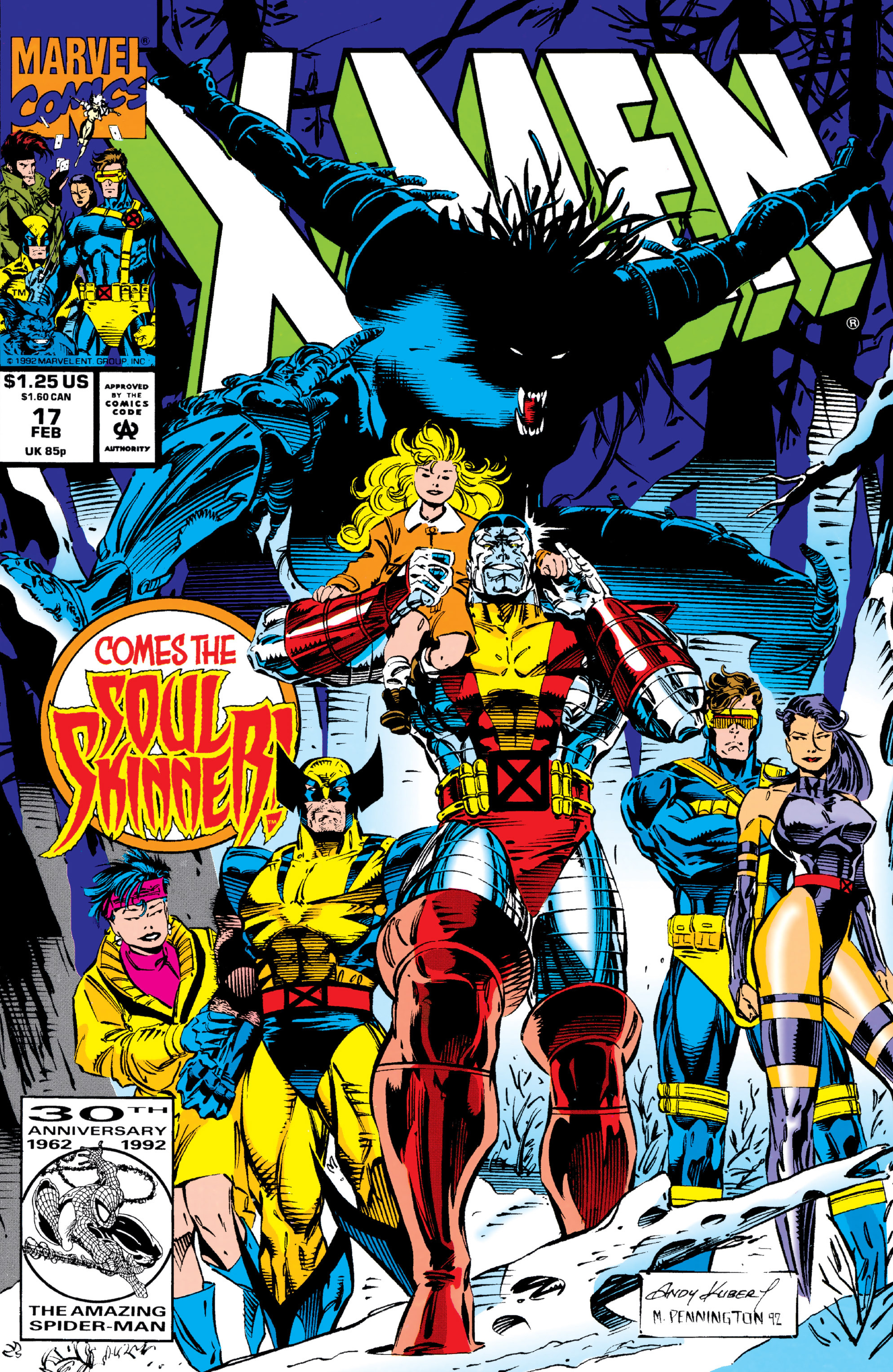 Read online X-Men (1991) comic -  Issue #17 - 1