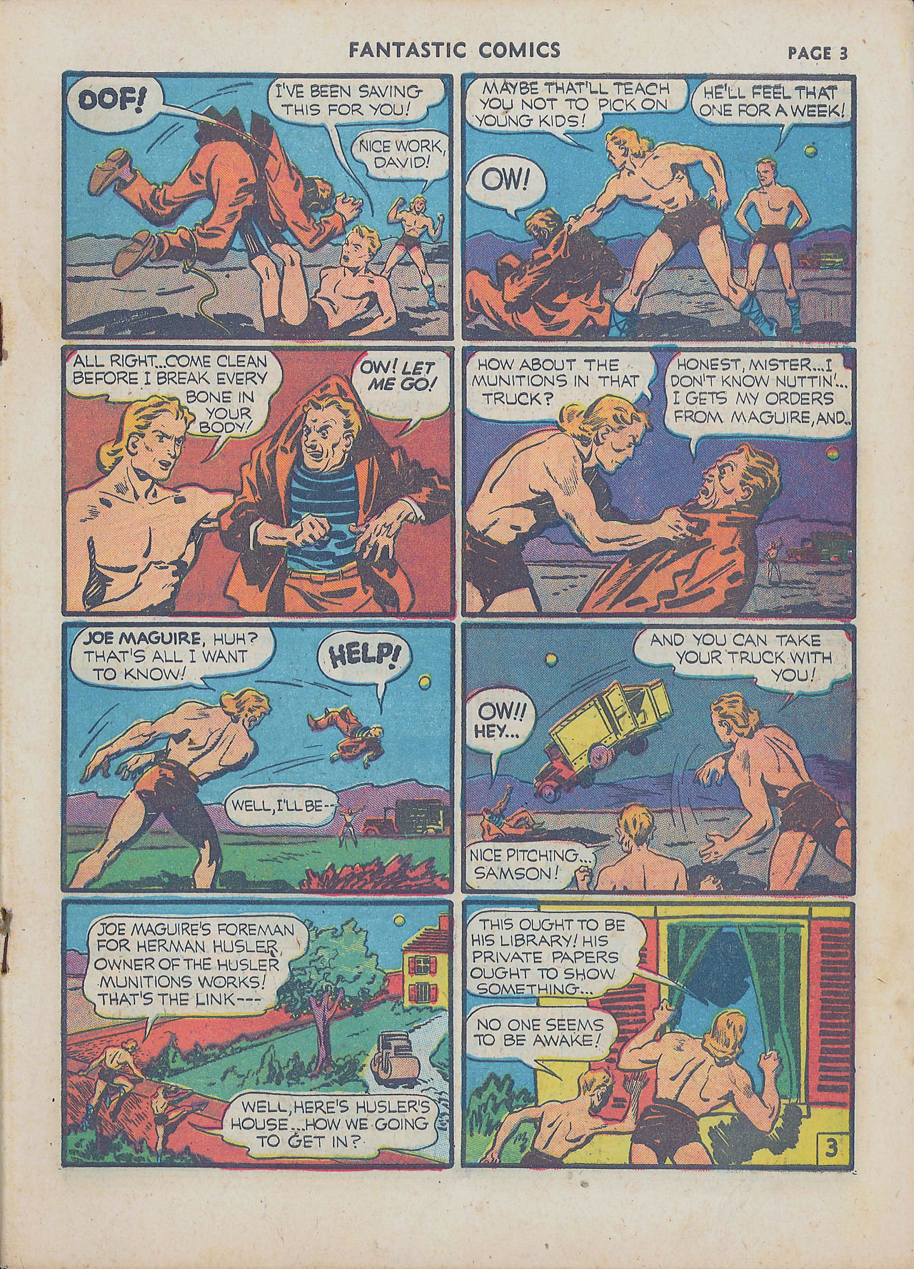 Read online Fantastic Comics comic -  Issue #16 - 5