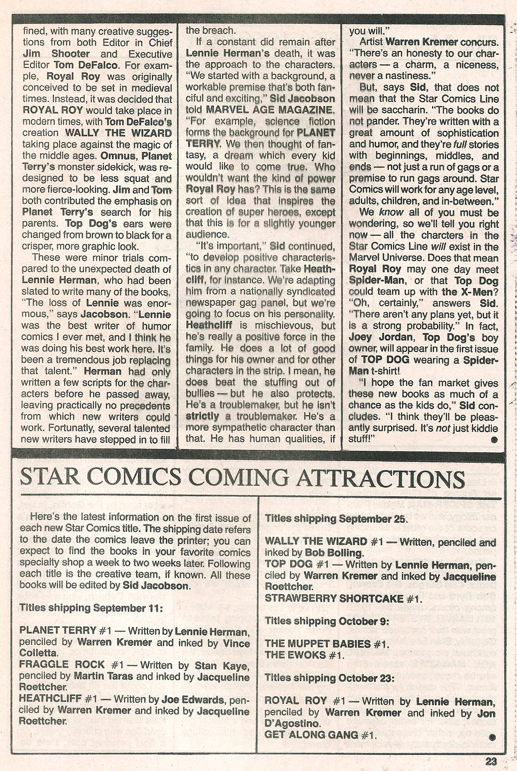 Read online Marvel Age comic -  Issue #19 - 24