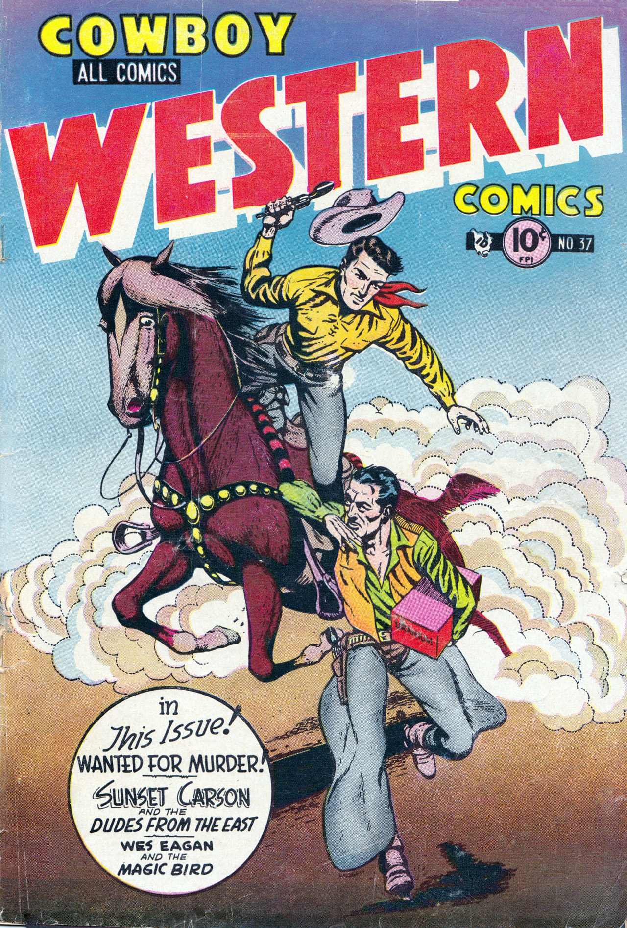 Read online Cowboy Western Comics (1948) comic -  Issue #37 - 1