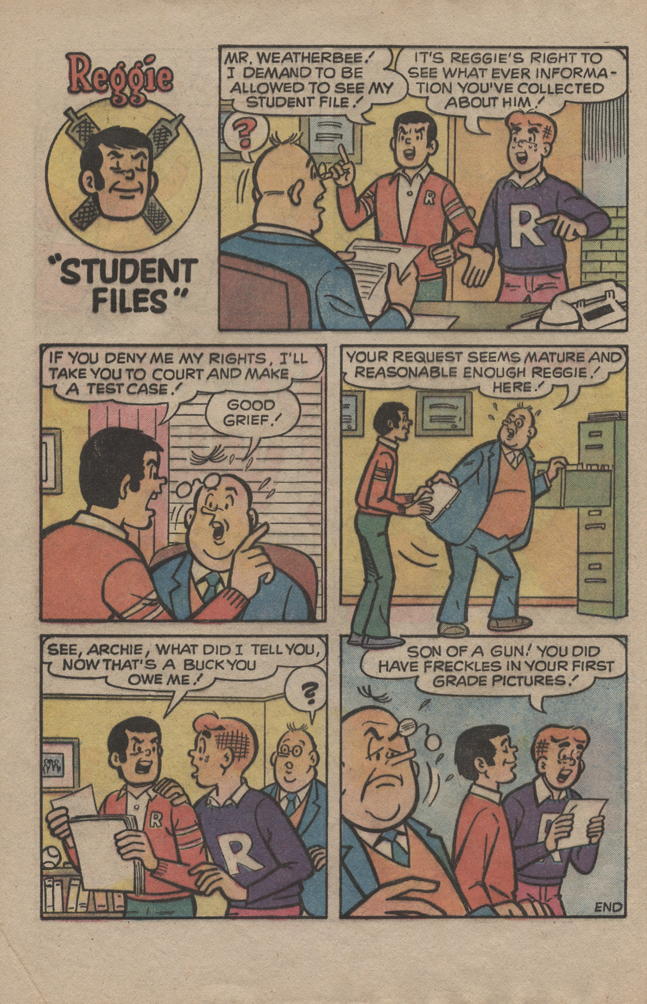Read online Reggie and Me (1966) comic -  Issue #86 - 8