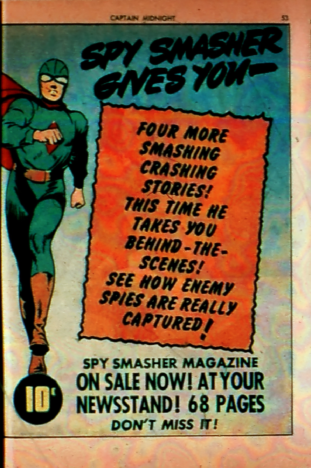 Read online Captain Midnight (1942) comic -  Issue #1 - 53