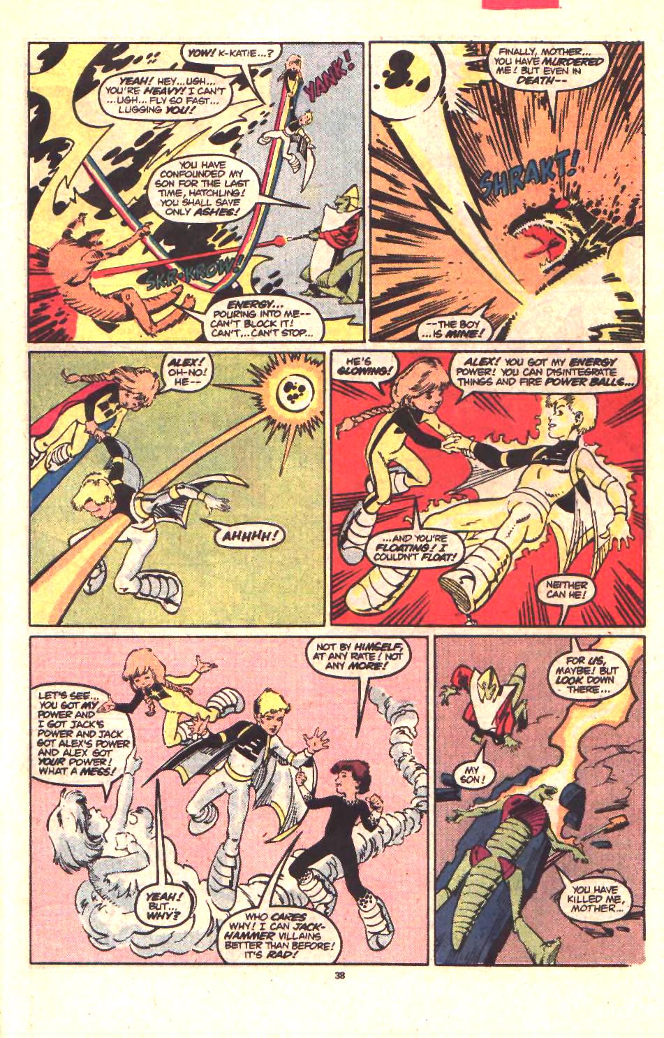 Read online Power Pack (1984) comic -  Issue #25 - 39