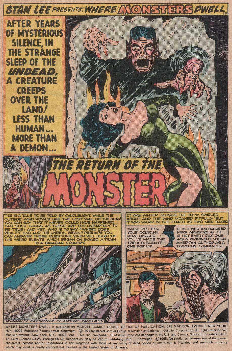 Read online Where Monsters Dwell (1970) comic -  Issue #32 - 3