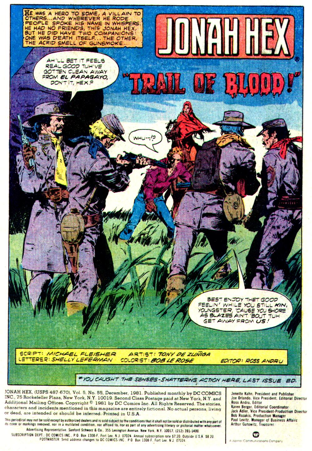 Read online Jonah Hex (1977) comic -  Issue #55 - 2