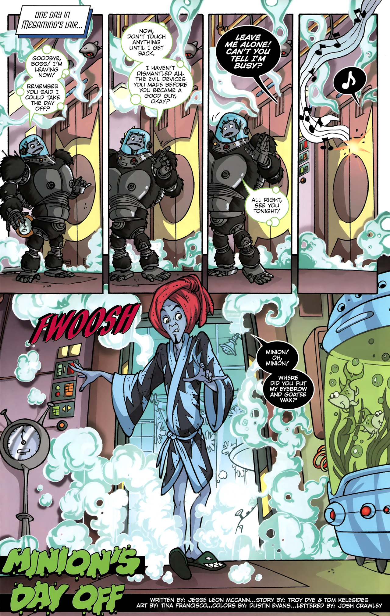 Read online Megamind: Bad. Blue. Brilliant. comic -  Issue #1 - 23