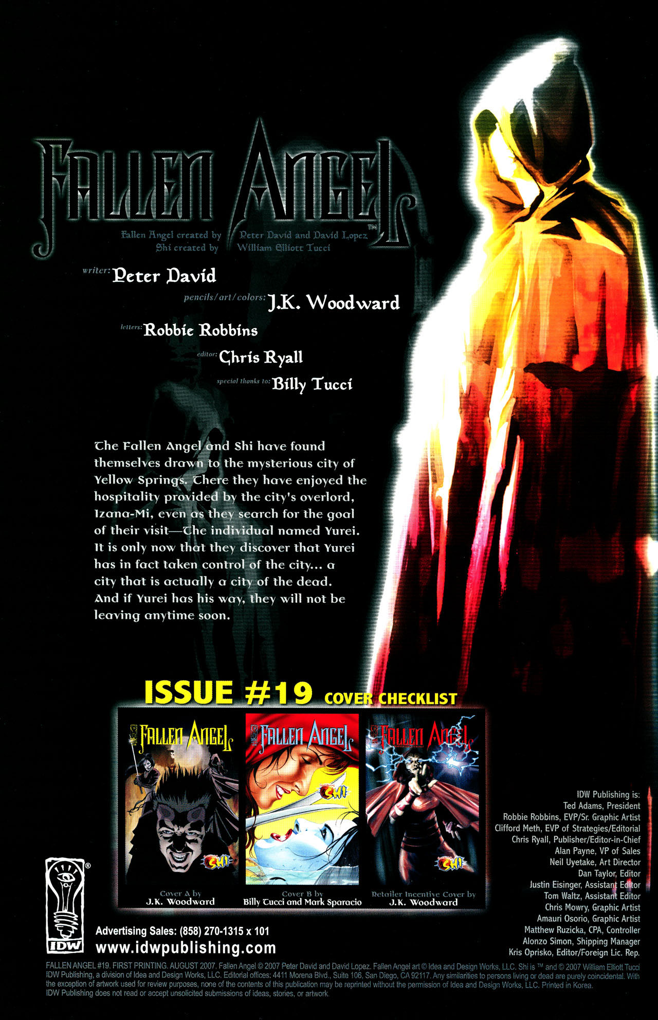 Read online Fallen Angel comic -  Issue #19 - 2
