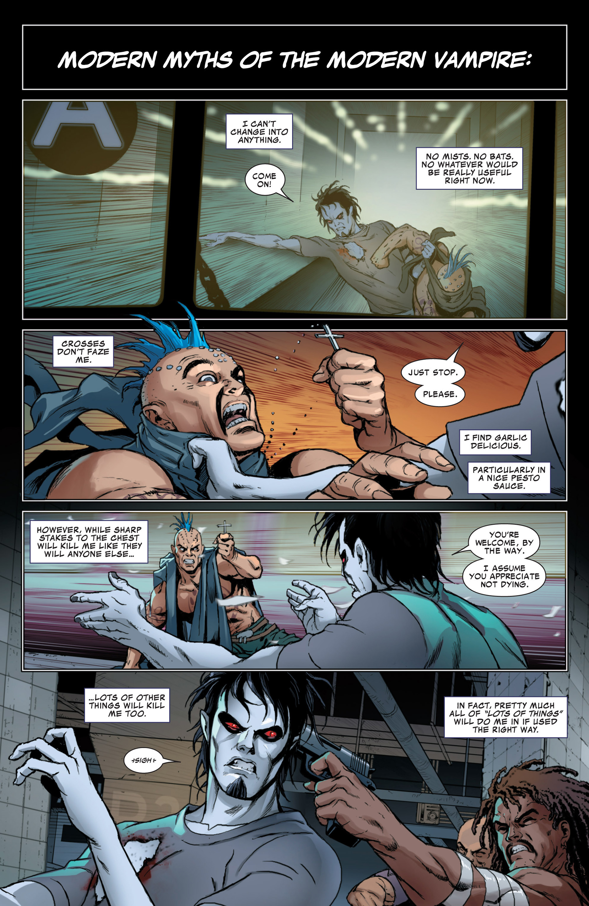 Read online Morbius: The Living Vampire comic -  Issue #1 - 6