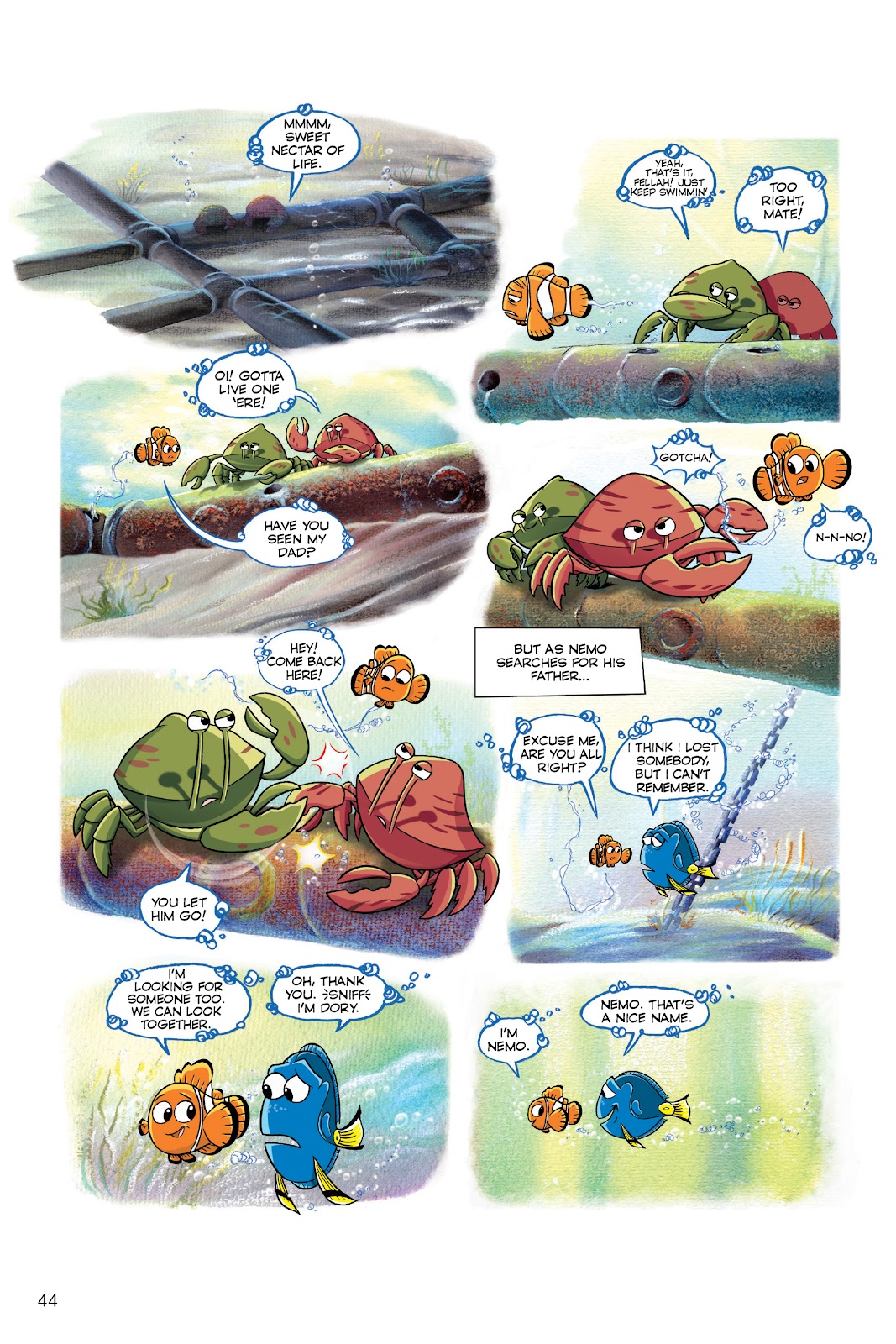 Disney/PIXAR Finding Nemo and Finding Dory: The Story of the Movies in Comics issue TPB - Page 44