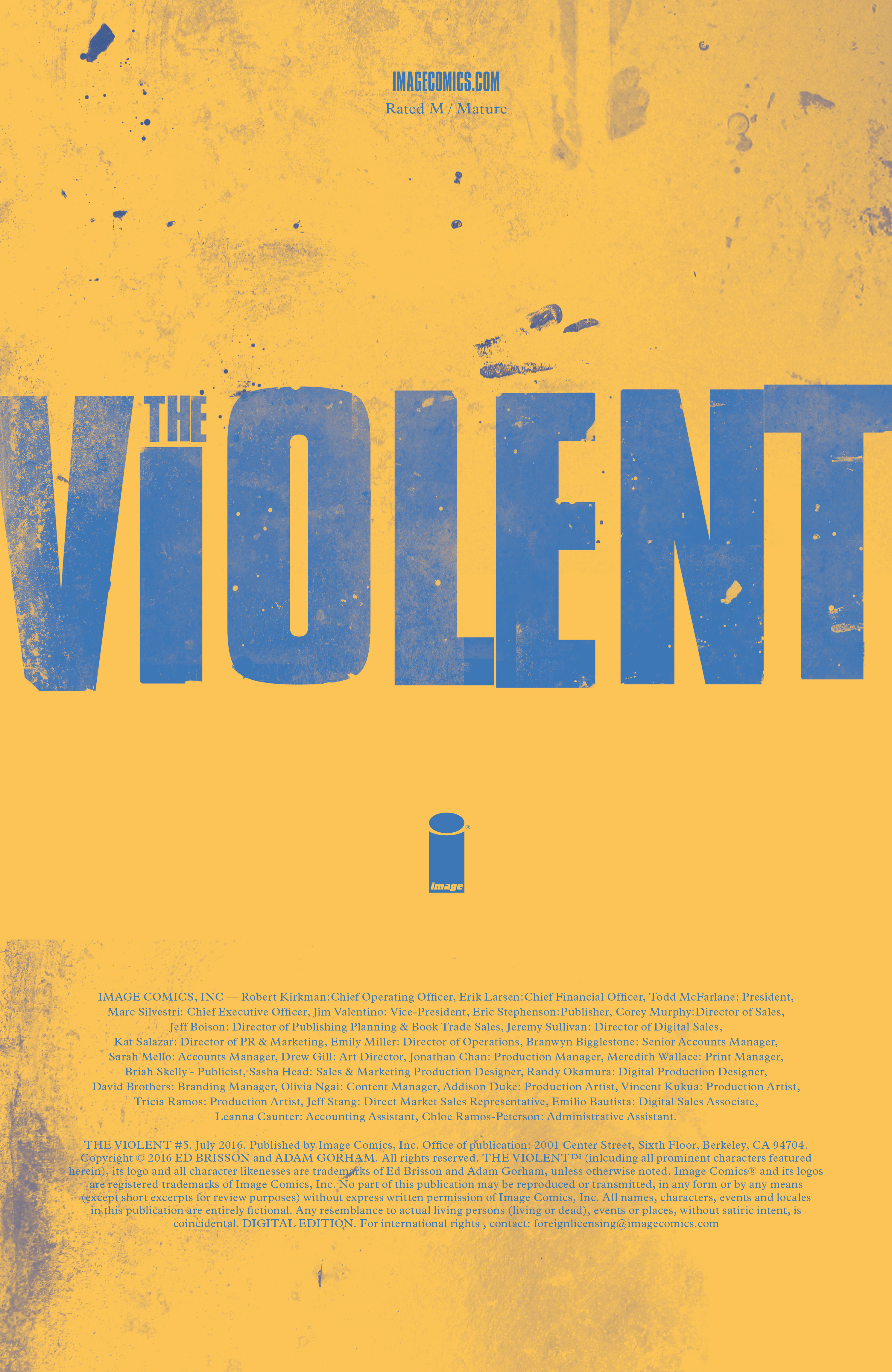 Read online The Violent comic -  Issue #5 - 31