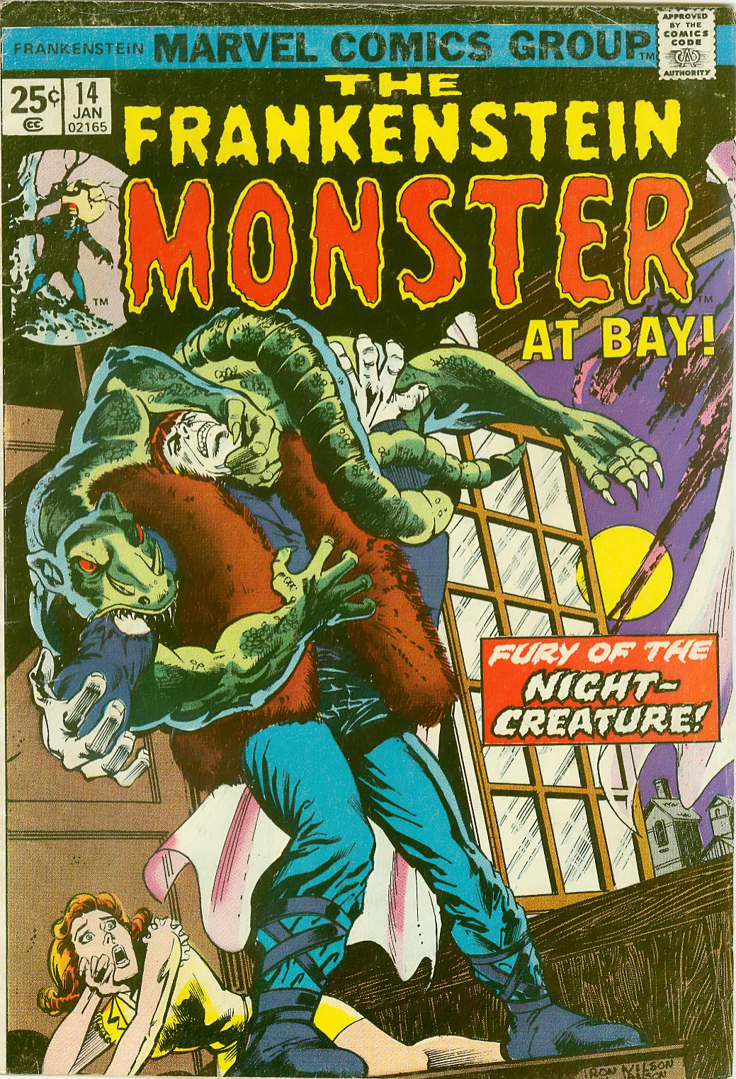 Read online Frankenstein (1973) comic -  Issue #14 - 1