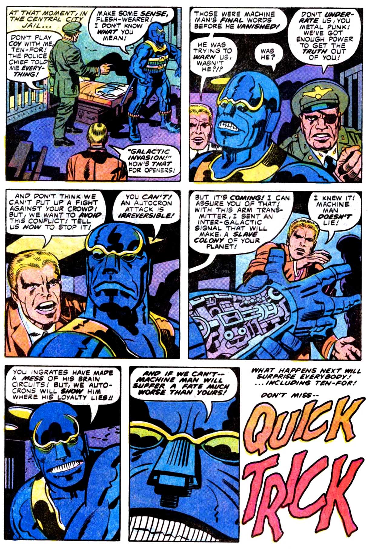 Read online Machine Man (1978) comic -  Issue #5 - 18