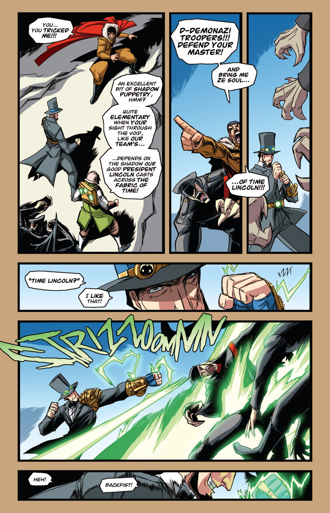 Read online Time Lincoln: Fists of Führer comic -  Issue # Full - 21