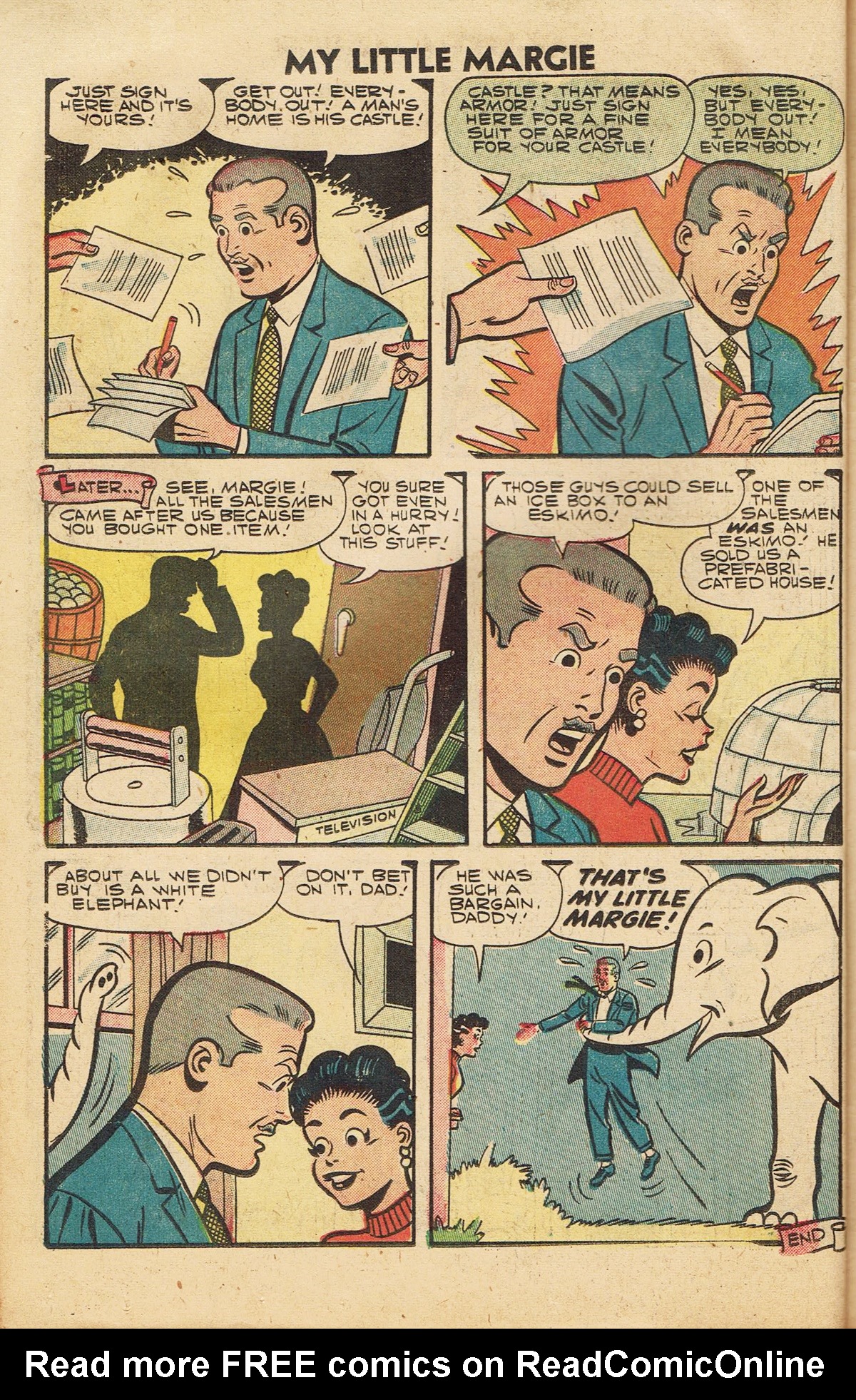 Read online My Little Margie (1954) comic -  Issue #20 - 31