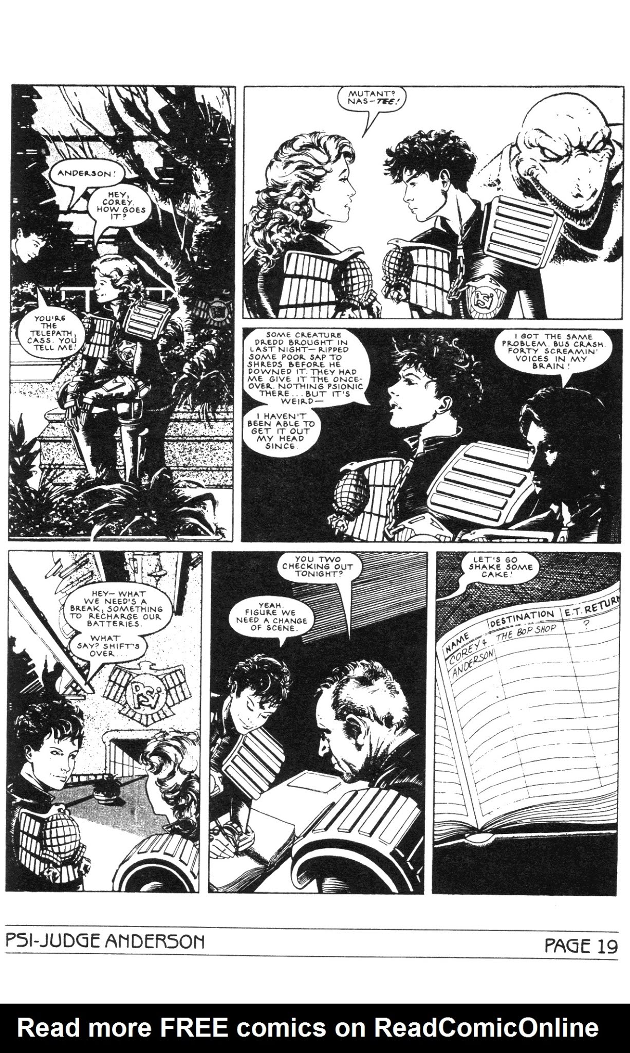 Read online Psi-Judge Anderson comic -  Issue #8 - 21