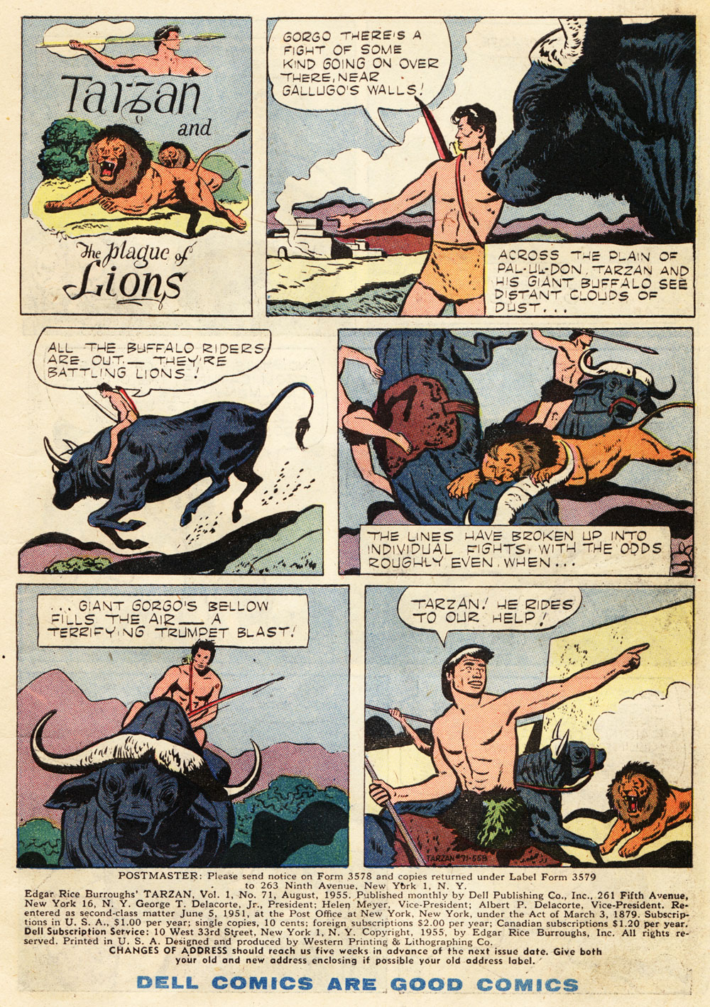 Read online Tarzan (1948) comic -  Issue #71 - 3
